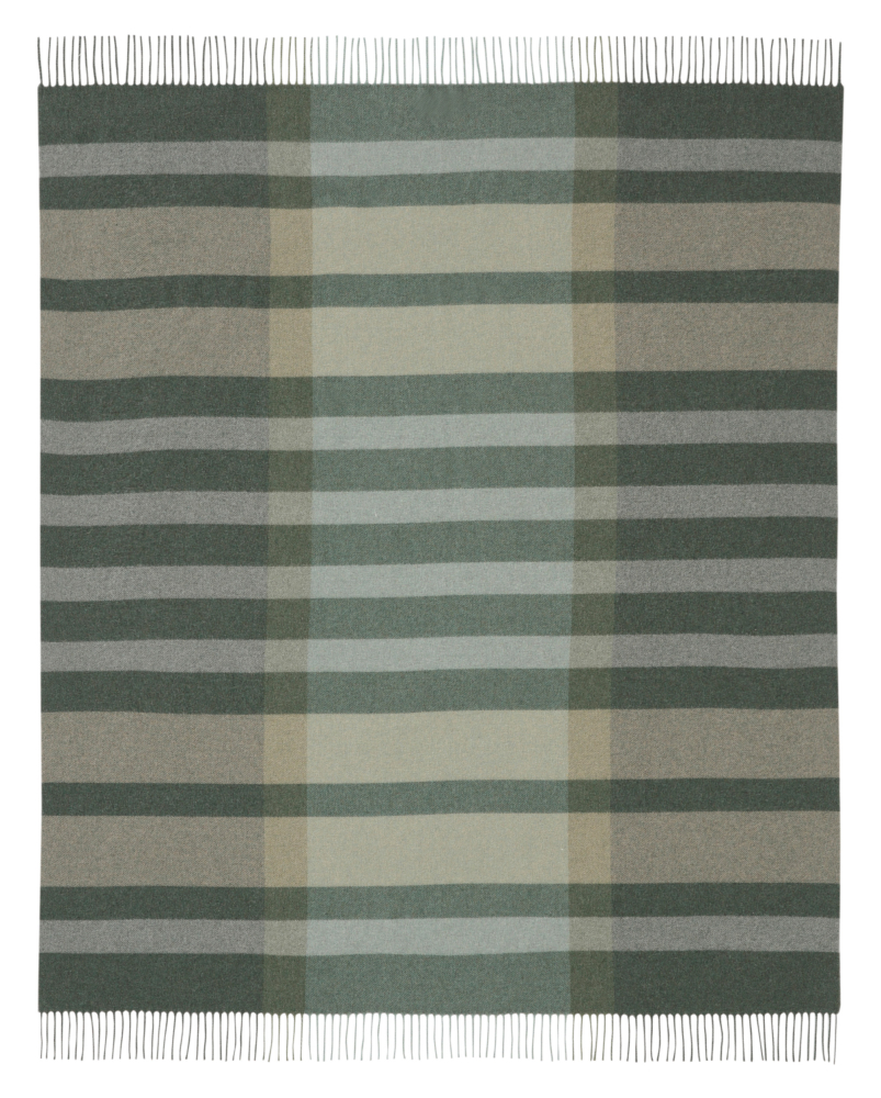 Biederlack Kaschmirplaid 'Moss Charming' 150 x 200 cm Grün